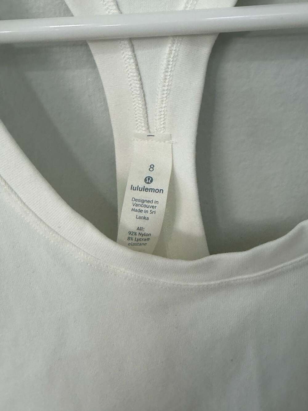 Lululemon Women's Florida University Racerback Tank Top White - Picture 2 of 5